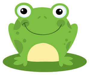 Smiling frog